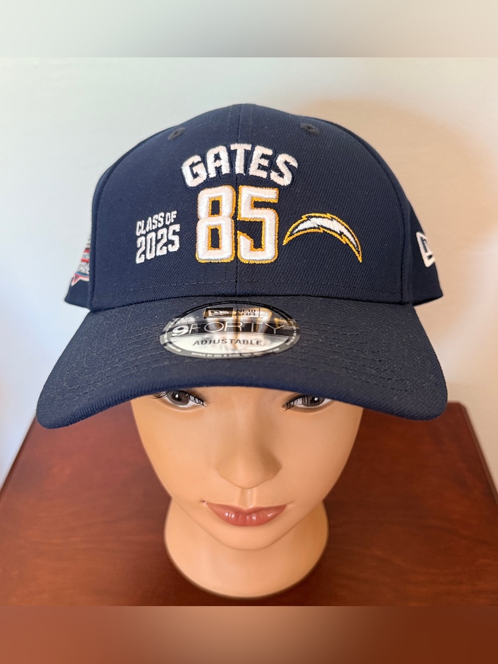 New Era 9FORTY Hat Pro Football HOF Chargers Antonio Gates Class of 2025 NWT